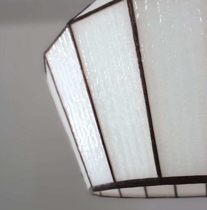 Lampa witrażowa wisząca Tiffany - Art Deco 30