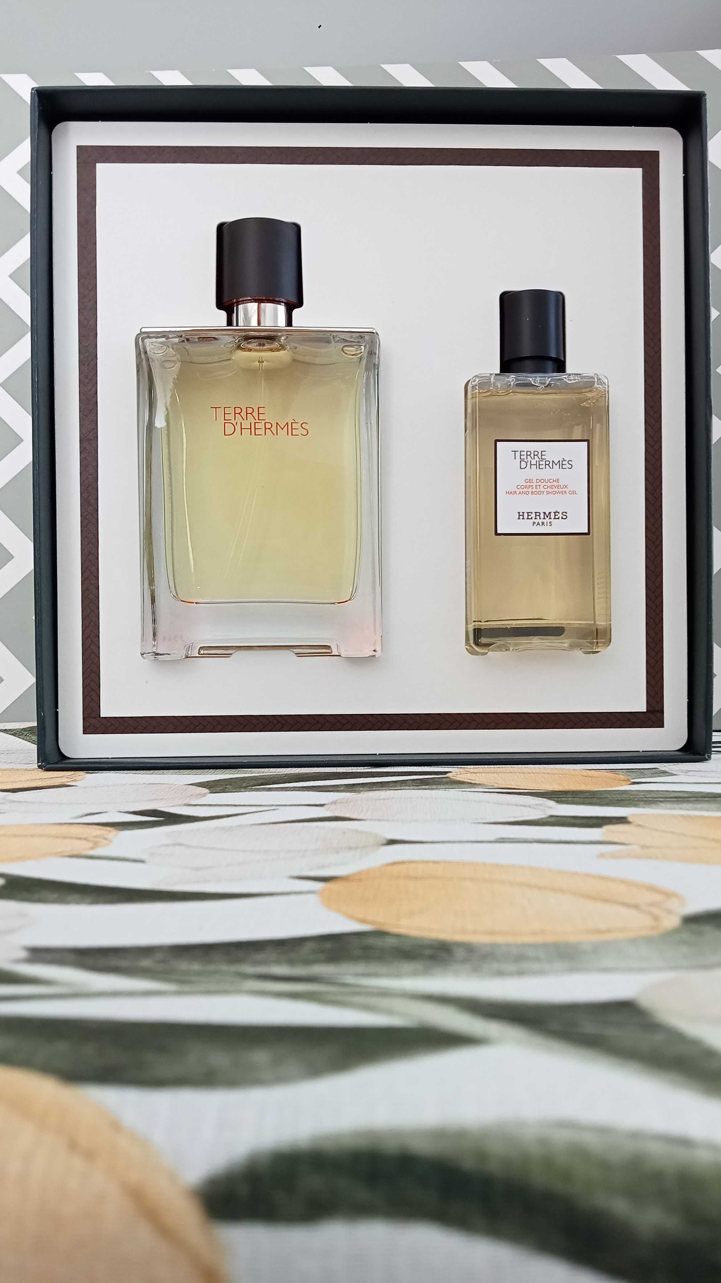 Hermes Terre D'Hermes zestaw edt 100ml + żel pod prysznic 80ml