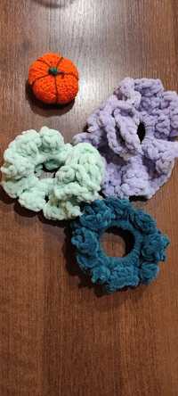 Gumka do włosów scrunchie frotka handmade