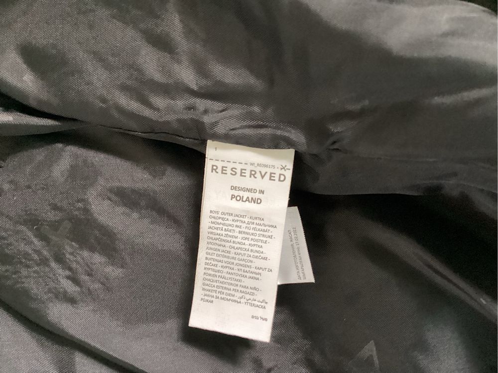 Reserved mega, gruba zimowa kurtka 170/176 nowa