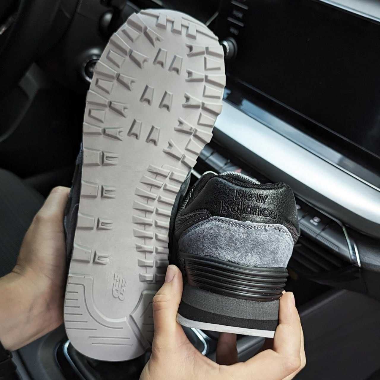 Кросівки New Balance 574 & Stone Island сірі
