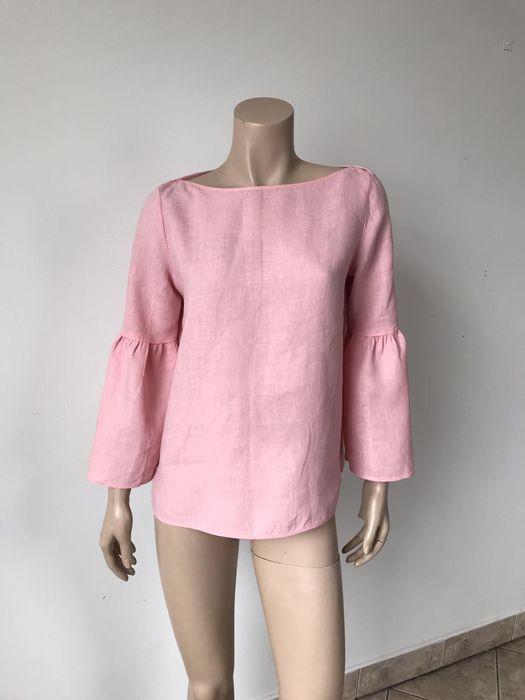 Massimo Dutti bluzka damska M 100% len