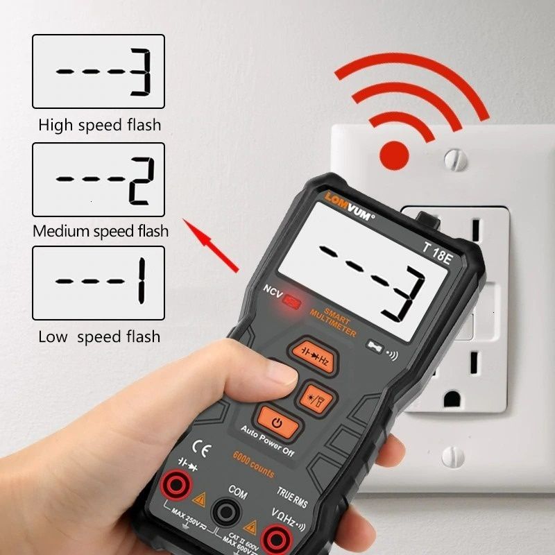 LOMVUM T18E cyfrowy multimetr NCV inteligentny