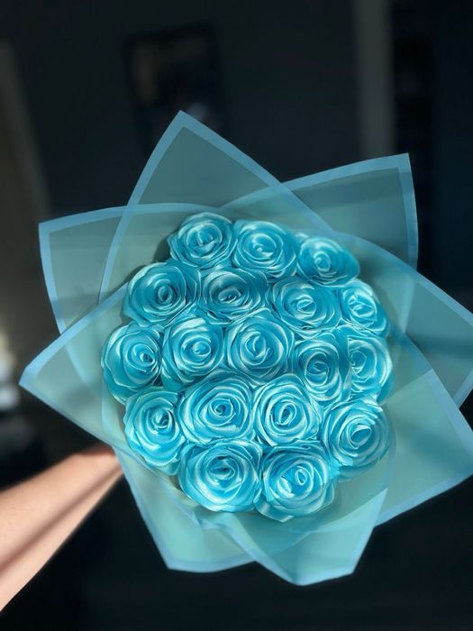 Buque de Rosas de Cetim