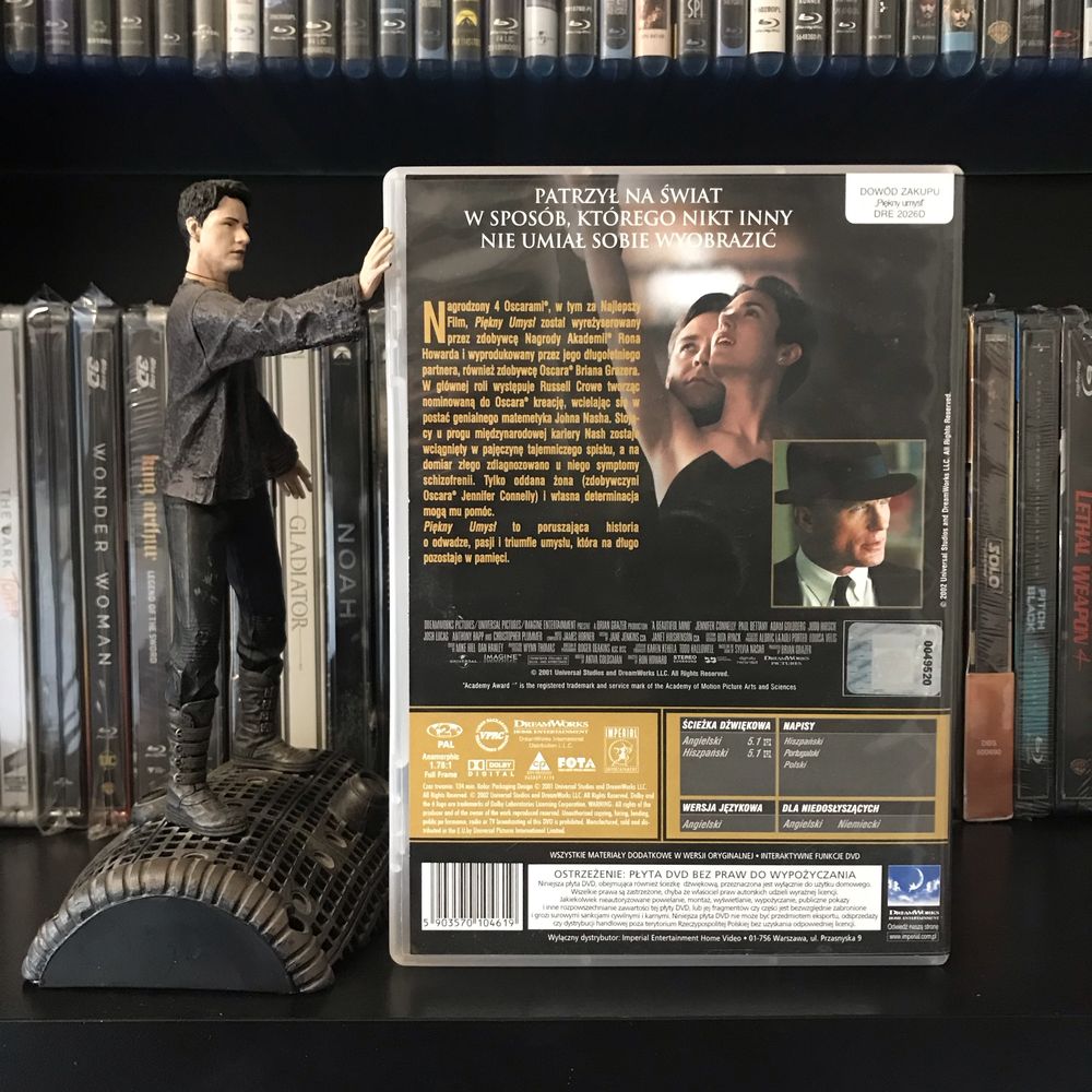DVD: Piękny umysł - A Beautiful Mind (2001)