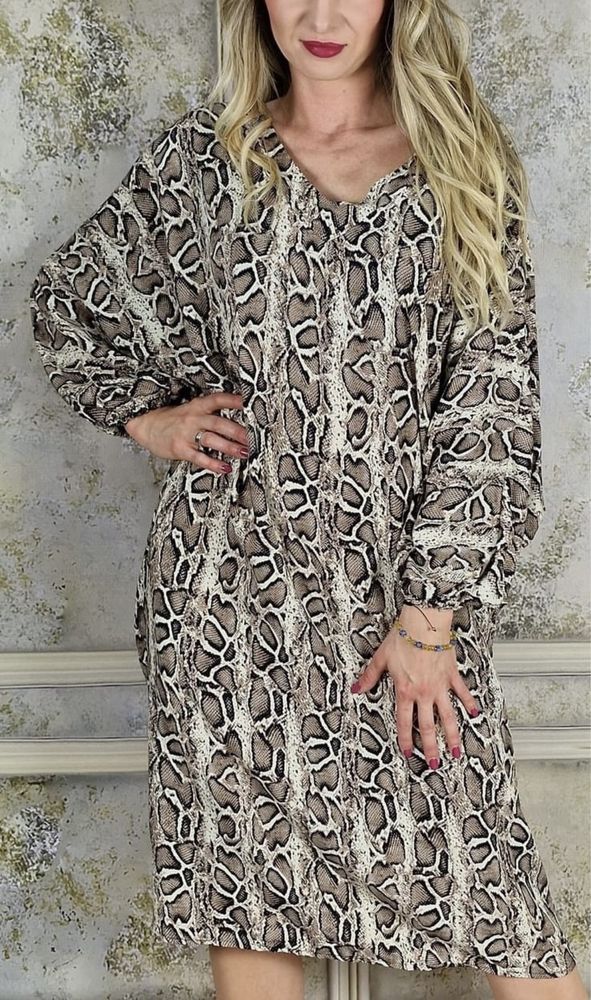 Sukienka panterka XXL/XXXL