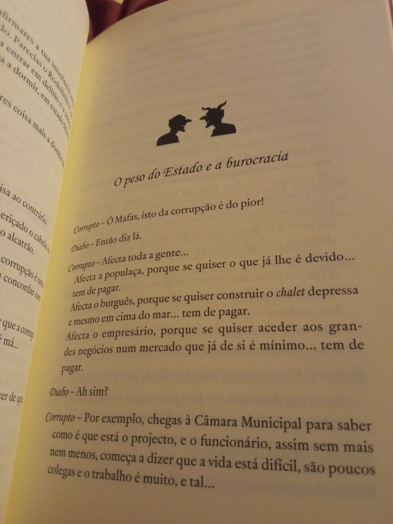 Livro" O Corrupto e o Diabo" Novo