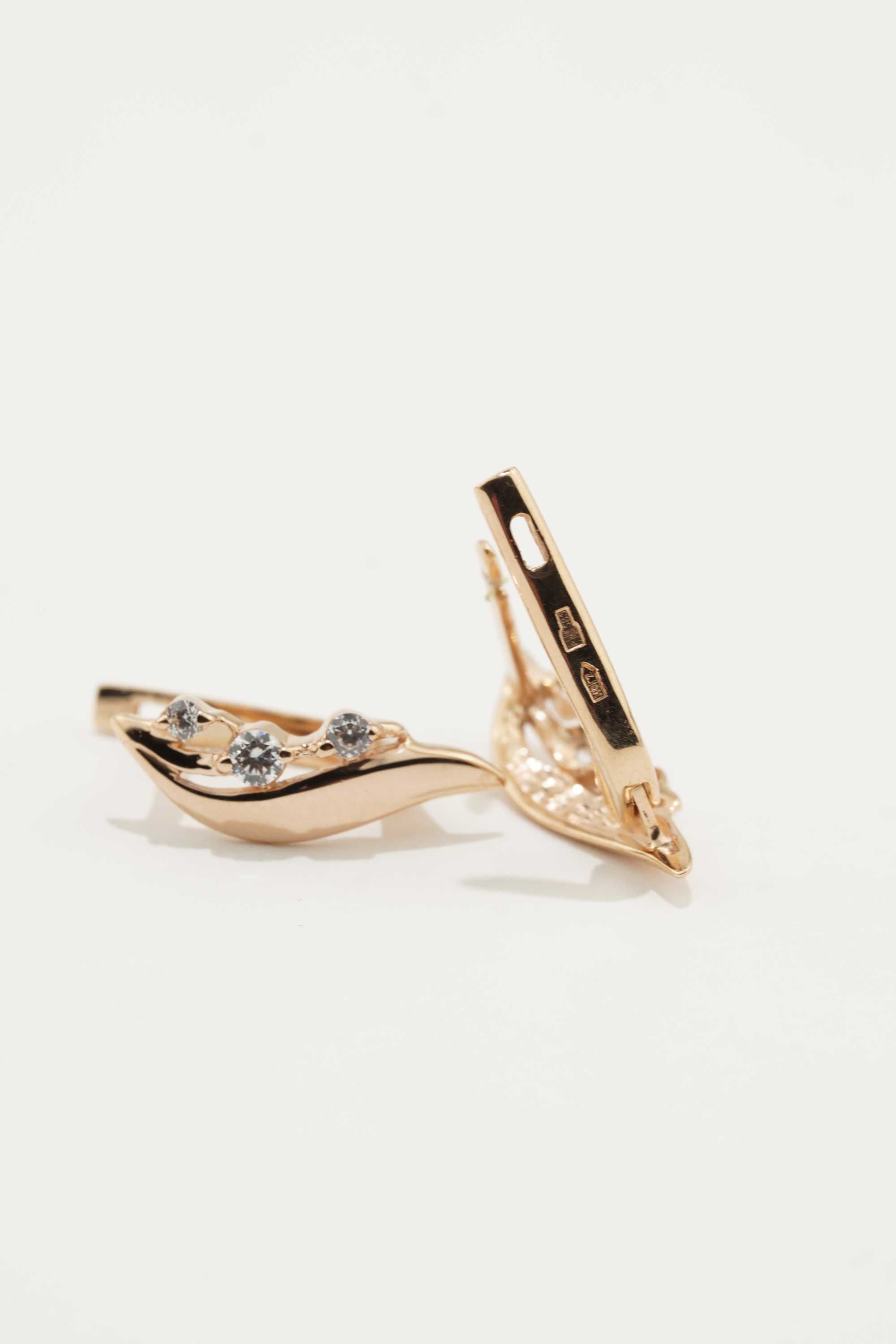 Złote kolczyki 14k 2,93g