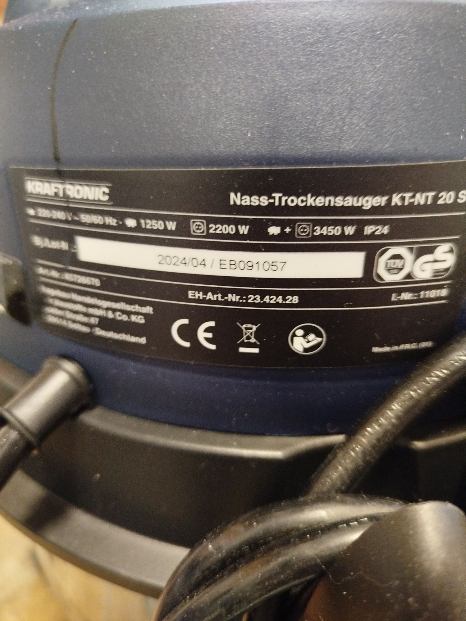 Odkurzacz przemysłowy Einhell/Kraftronic KT-NT 20