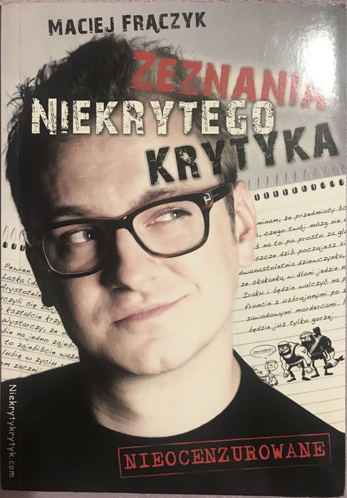 „Zeznania niekrytego krytyka” M. Frączyk