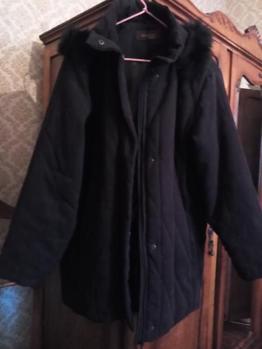 Parka de Mulher Impremeavel Preta