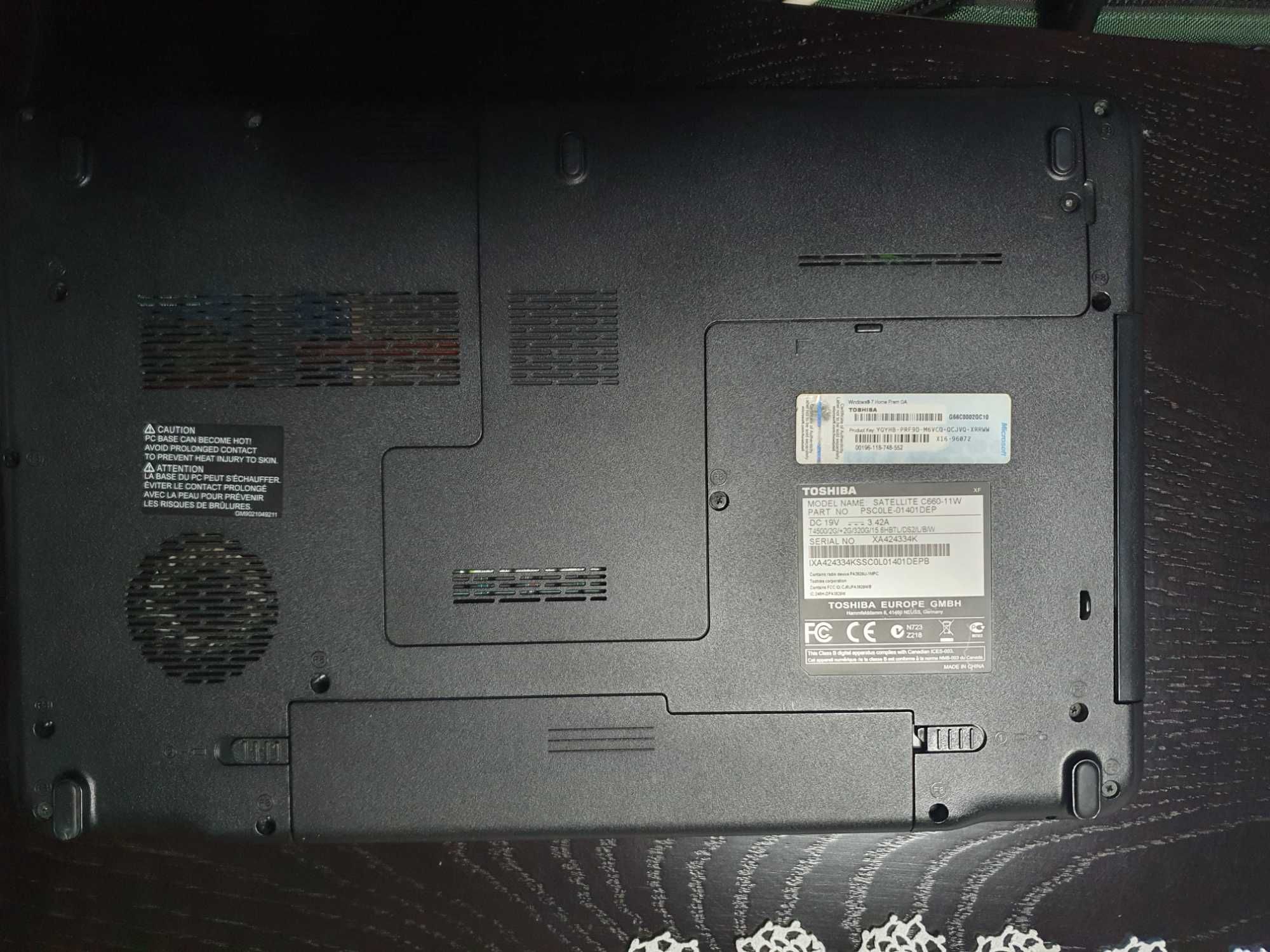 Vendo Toshiba Satellite C660