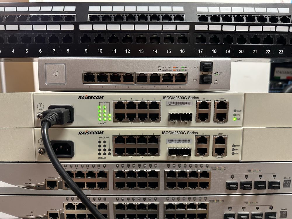 Switch router raisecom iscom2600g