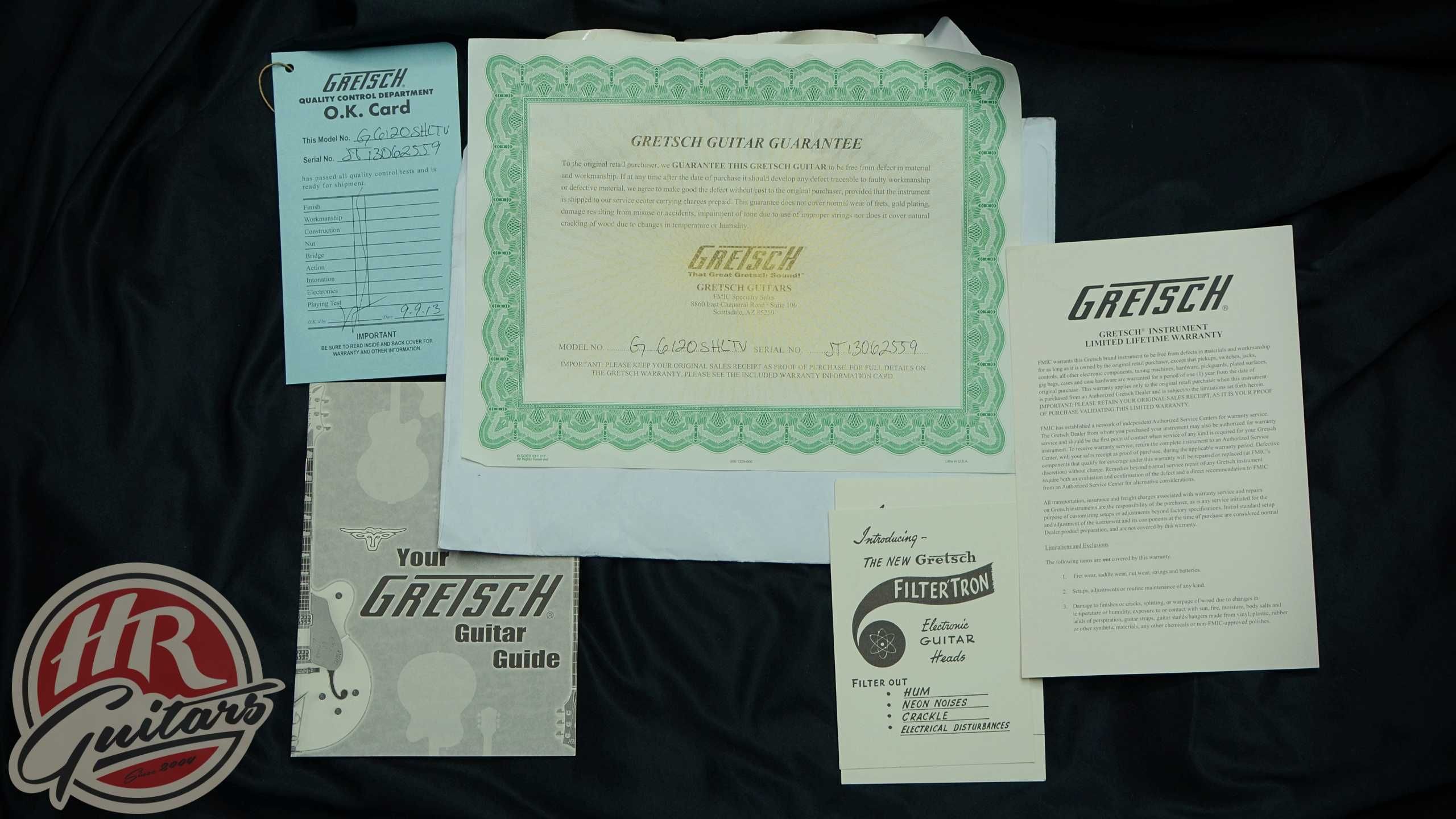 GRETSCH G6120SHLTV Brian Setzer Hot Rod, 2013 rok, gitara elektryczna
