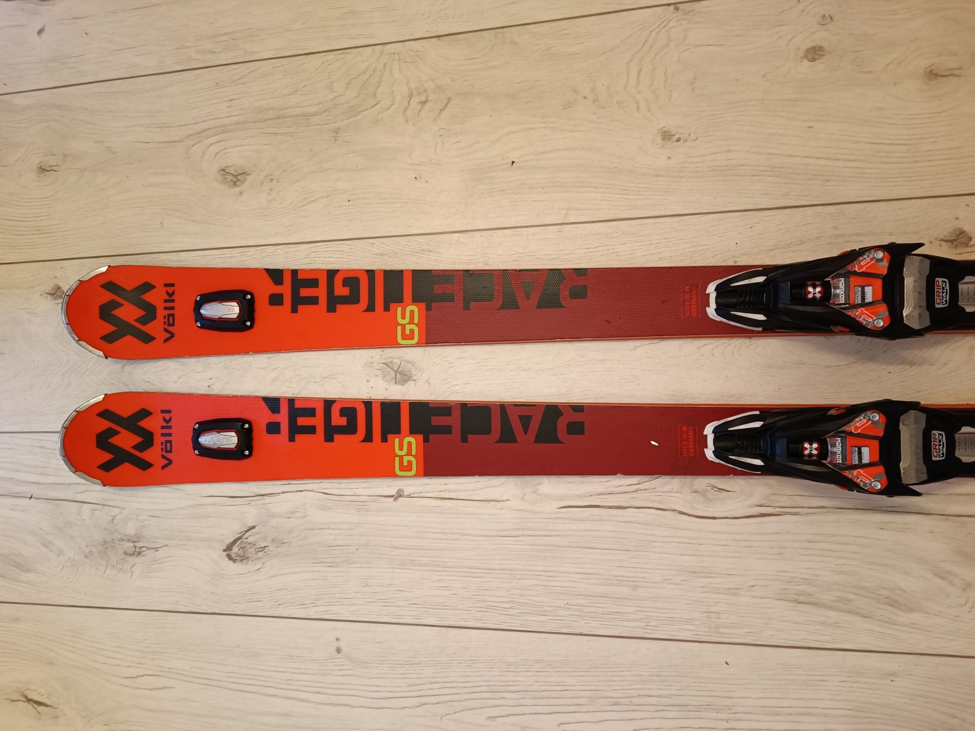Narty Volkl GS RaceTiger 180 cm + Wiązania Marker 12