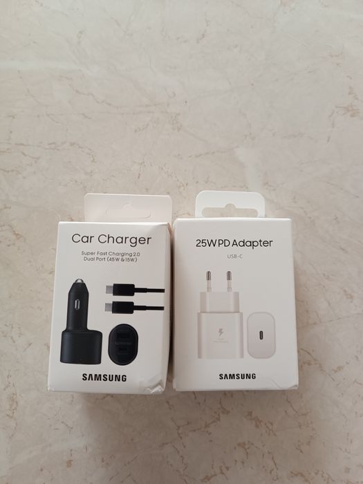2 ładowarki Samsung