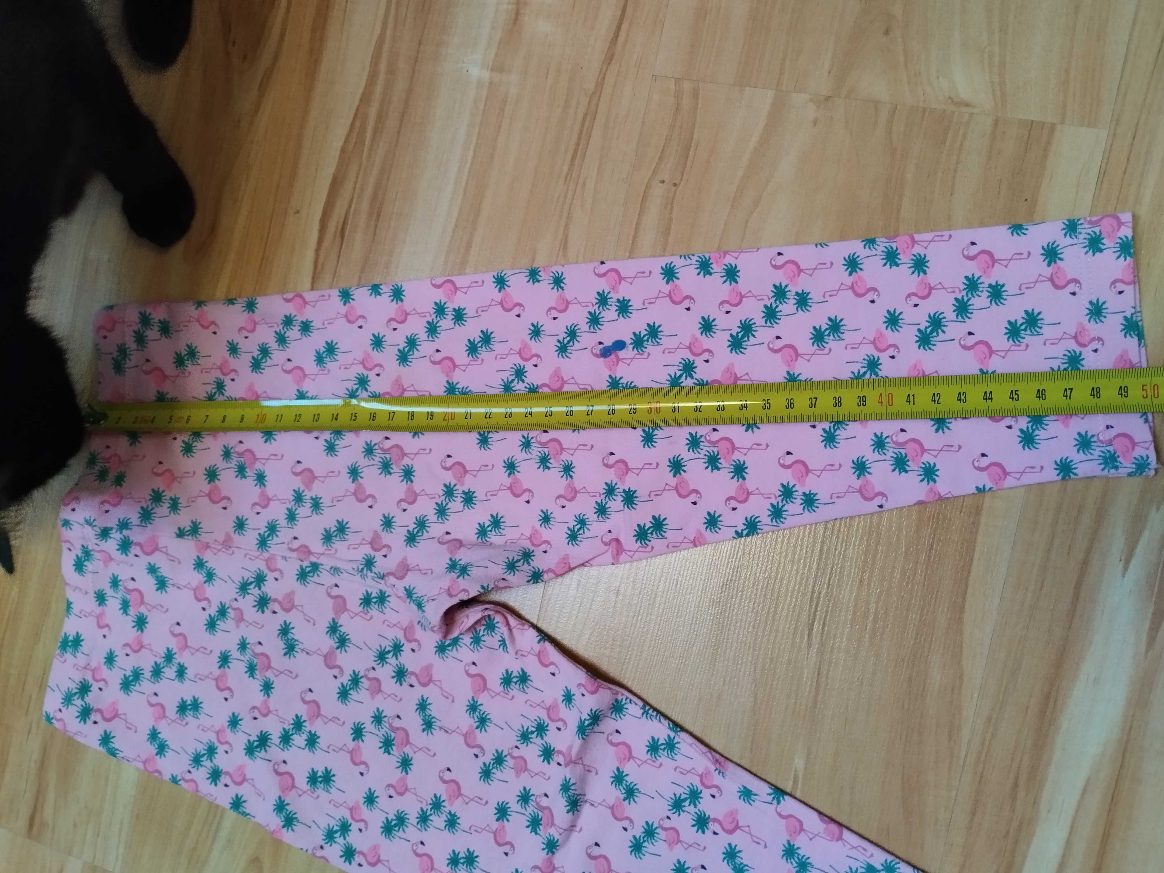 legginsy do kolana 122 C&A  flamingi getry leginsy