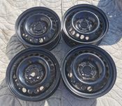 4x felgi stalowe 6Jx16 Mercedes A Kl W168 W169 B Kl W245 Van ET46 nowe