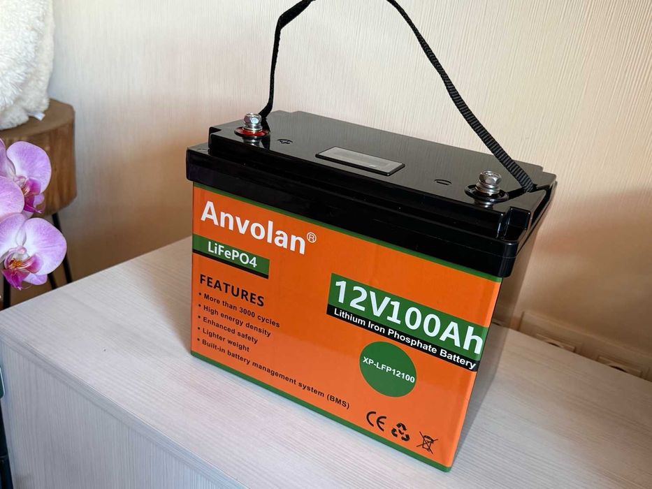 Акумулятор LiFePO4 12.8V 100Ah з BMS | Новий | В Україні