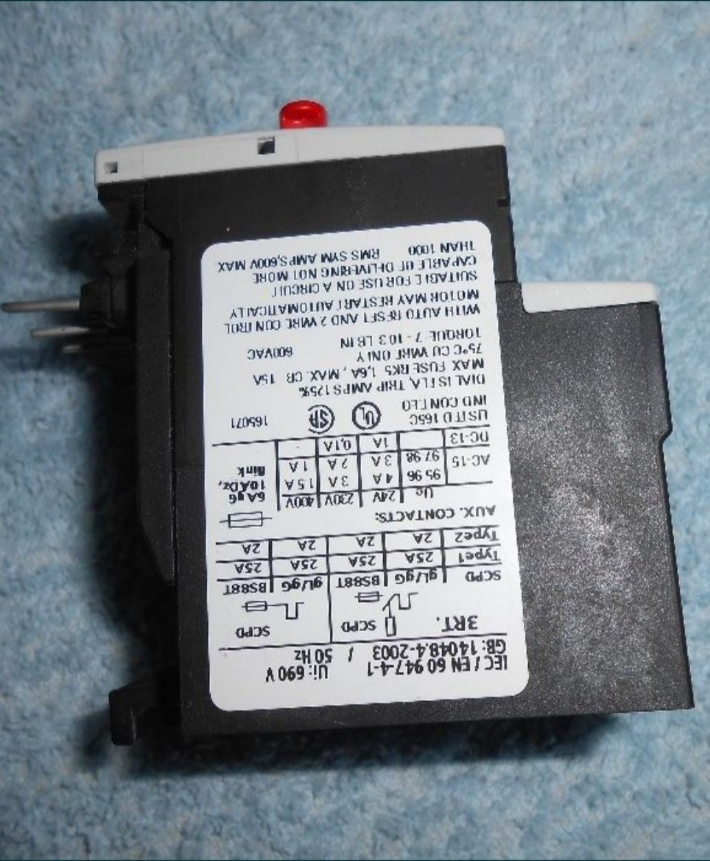 Тепловое реле перегрузки Siemens sirius 3RU1116-0EB0
