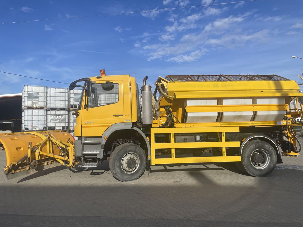 Mercedes Axor 4x4 solarka piaskarka schmidt taśma econ stan idealny !!