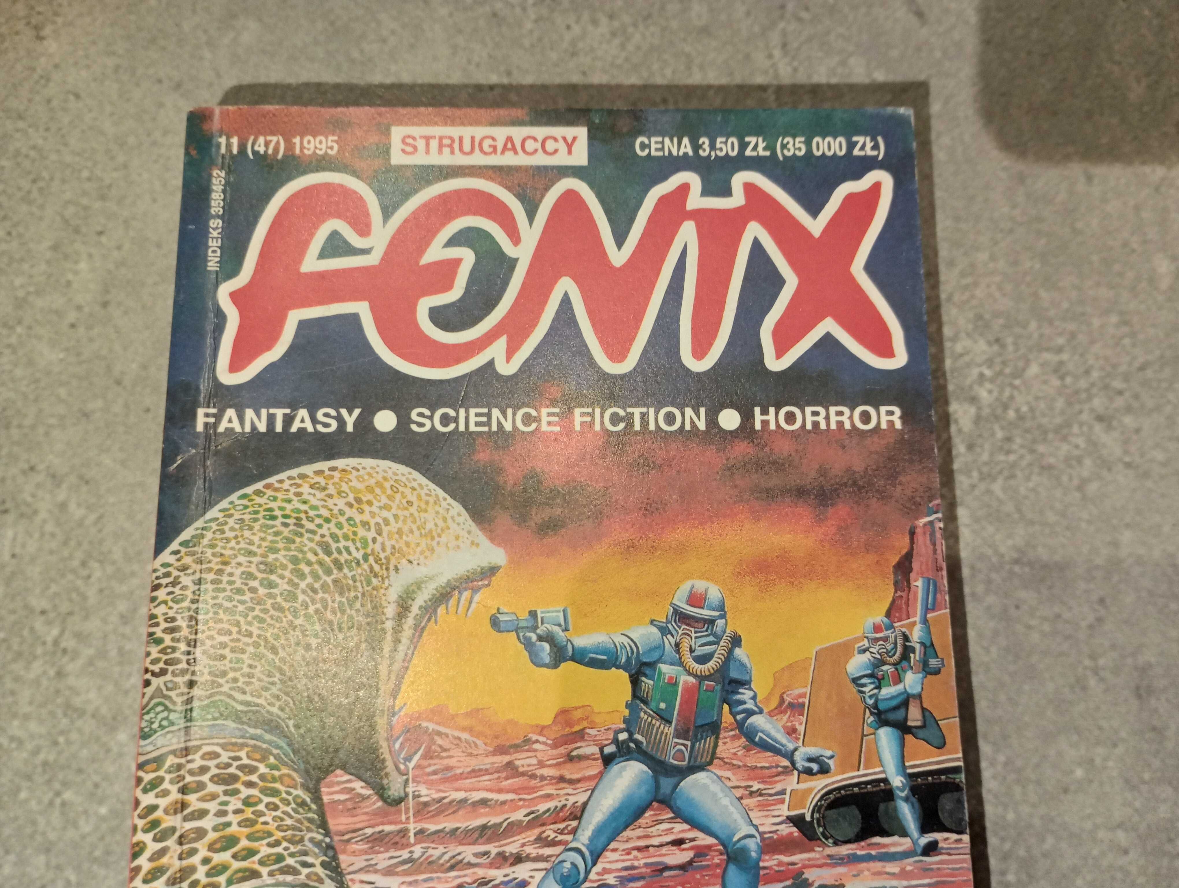 Fenix ZESTAW 4 szt. opowiadania Fantasy Science-fiction Horror 90' PRL