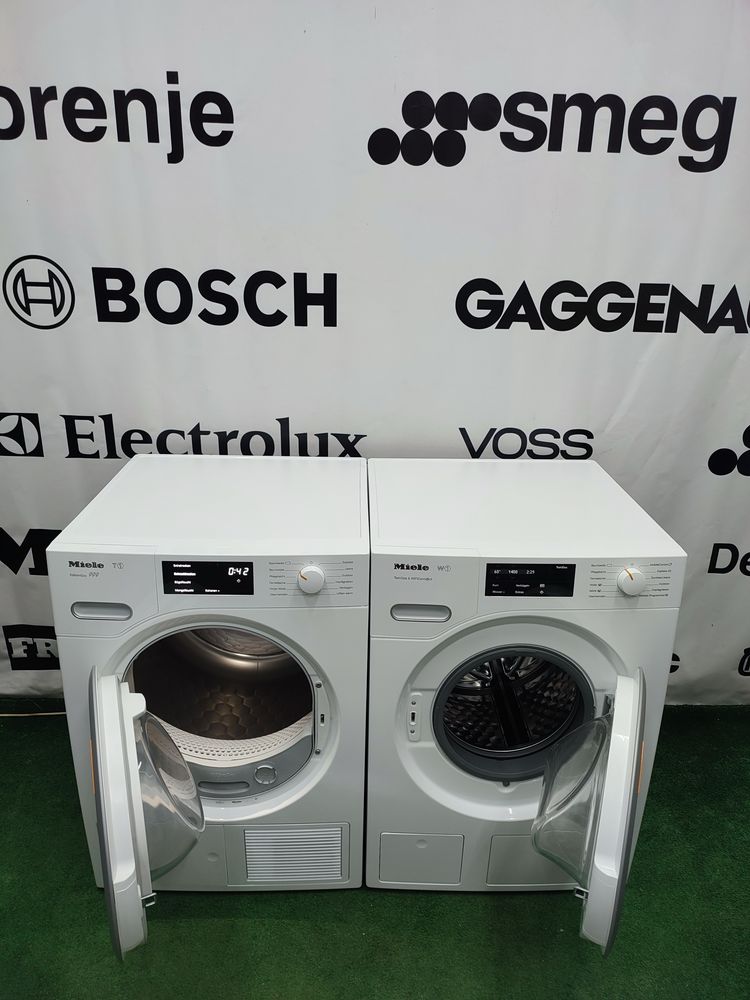 Комплект пральна і сушильна машина Miele W1/T1 TwinDos WiFi 9kg A+++