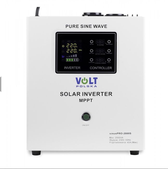 ДБЖ Volt Polska SinusPRO 2000S 24V Інвертор (1400/2000) Перетворювач