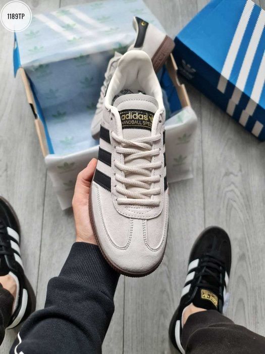 Мужские кроссовки Adidas Spezial HandBall Light Grey. 41-45