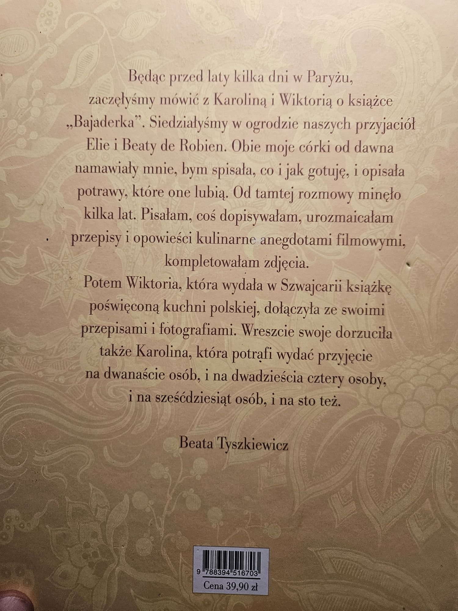 Bajaderka.  Beata Tyszkiewicz