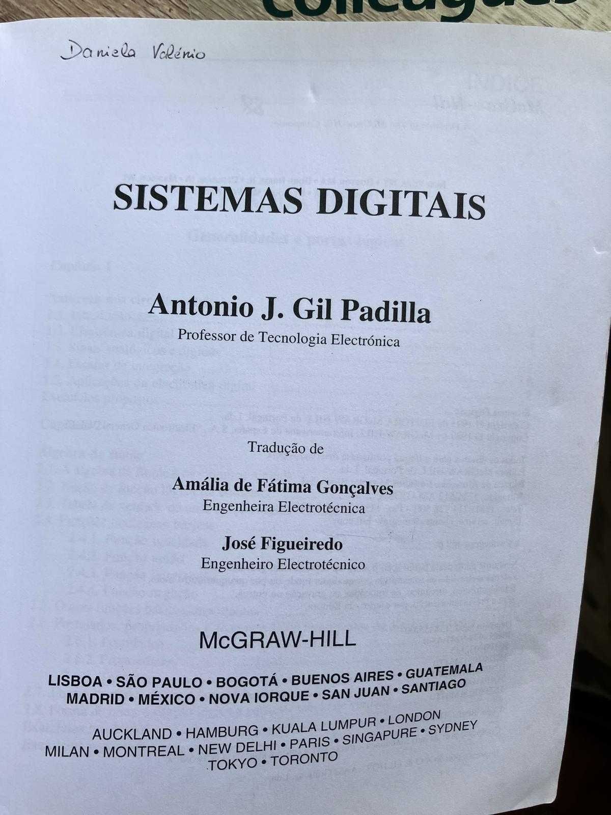 Livro Sistemas Digitais como novo curso informática e/ou elétrónica UA
