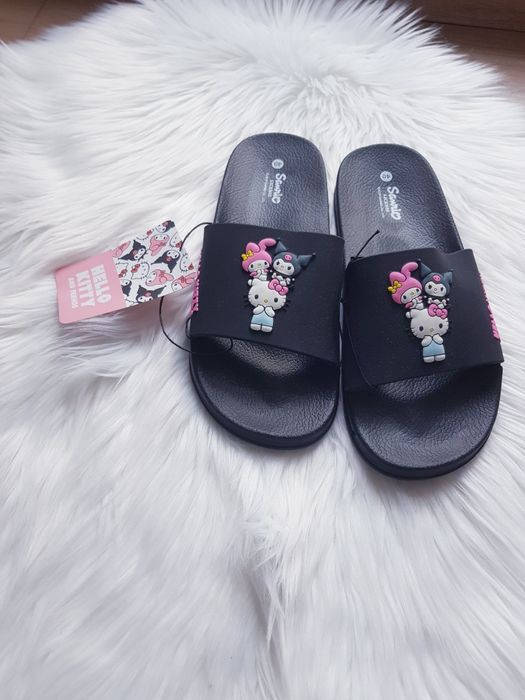 Nowe klapki damskie marki Hello kitty rozmiar 40.