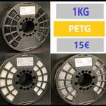 Filamento PETG para impressora 3D - 1.75mm - 1 Kg