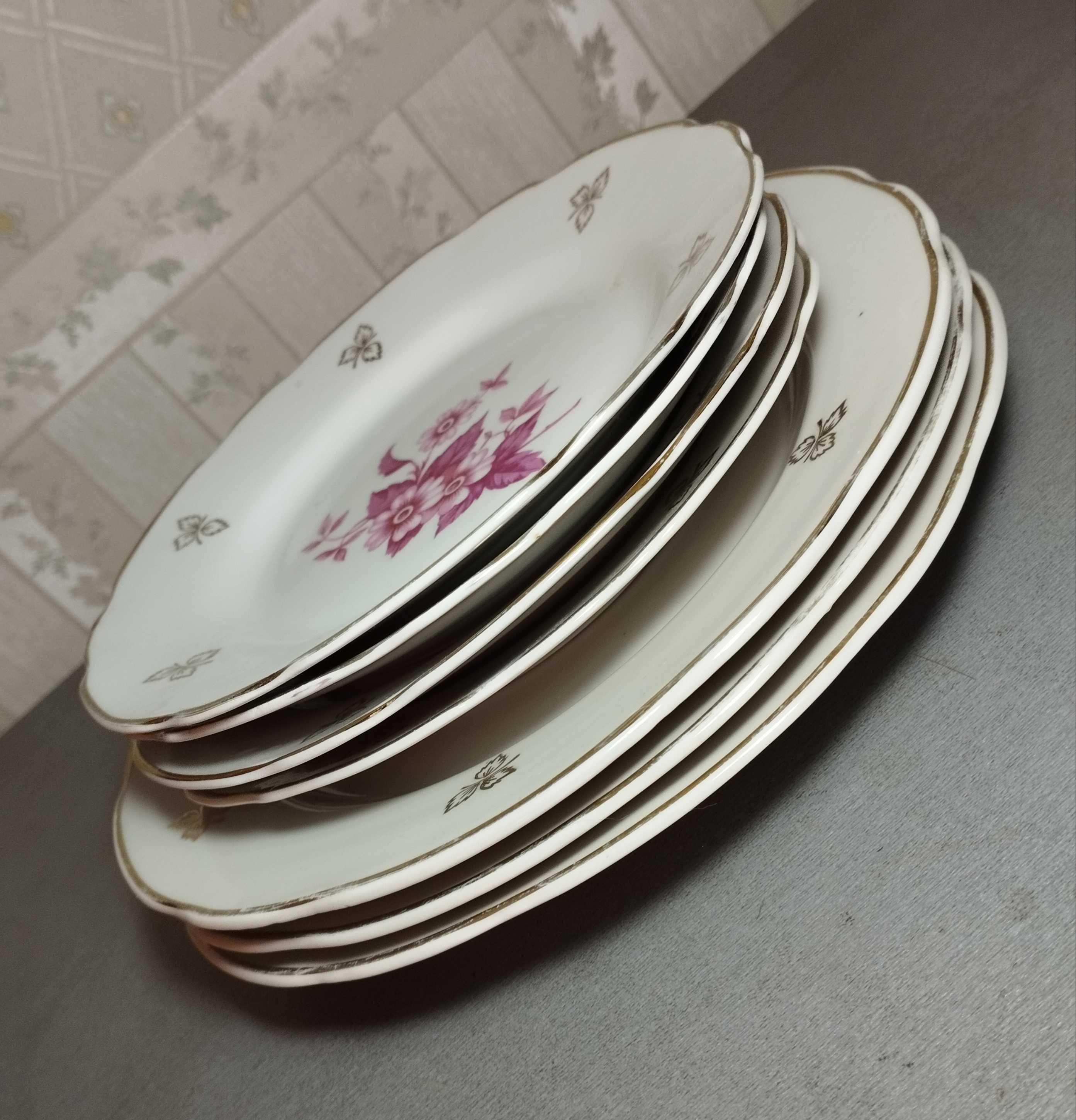 Красивый набор фарфоровая посуда СССР