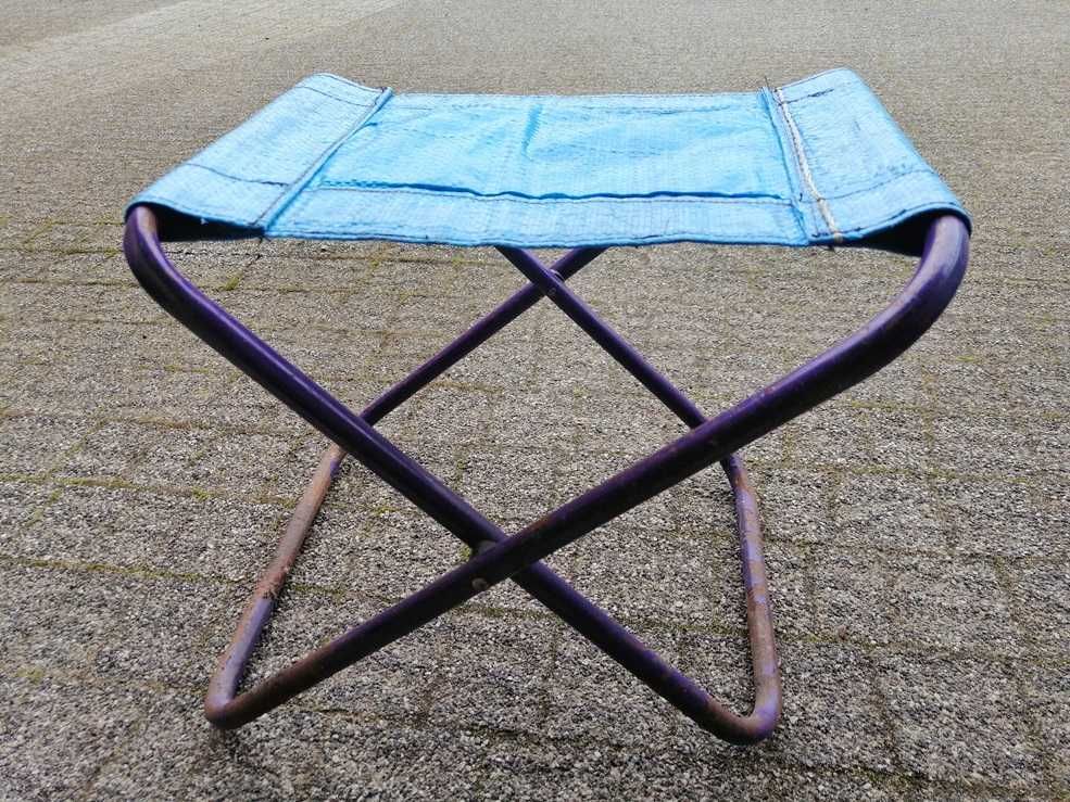 Krzesło turystyczne składane krzesełko stołek kempingowy taboret.