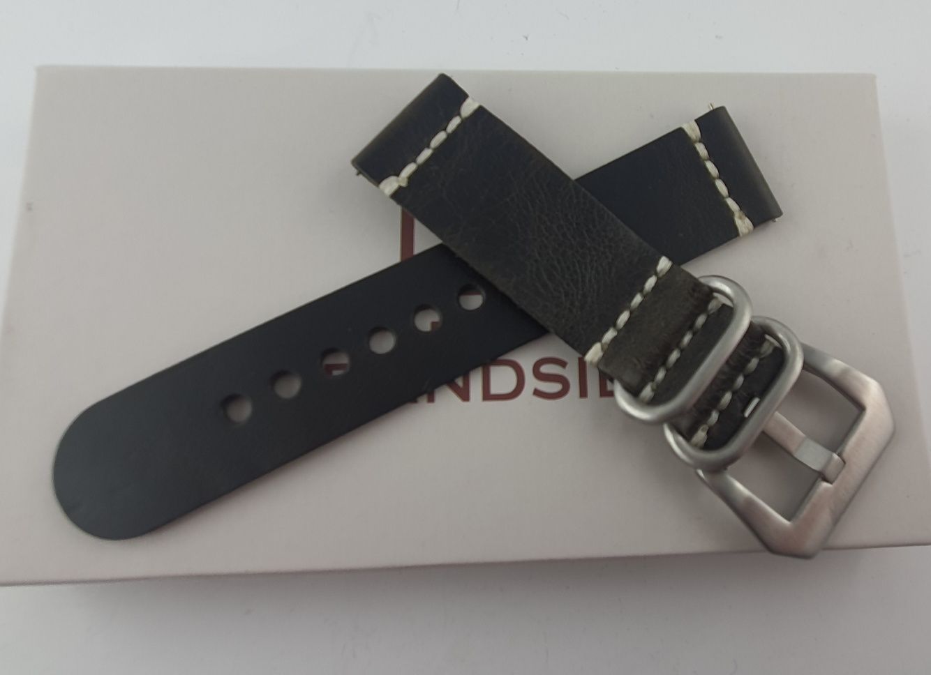 Nowy pasek z wysokiej jakości skóry 22mm Bandsie , Panerai styl