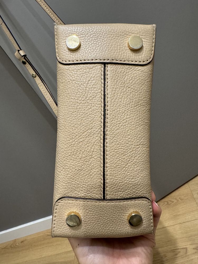 Torebka Michael Kors Mercer beż jasna Crossbody mała