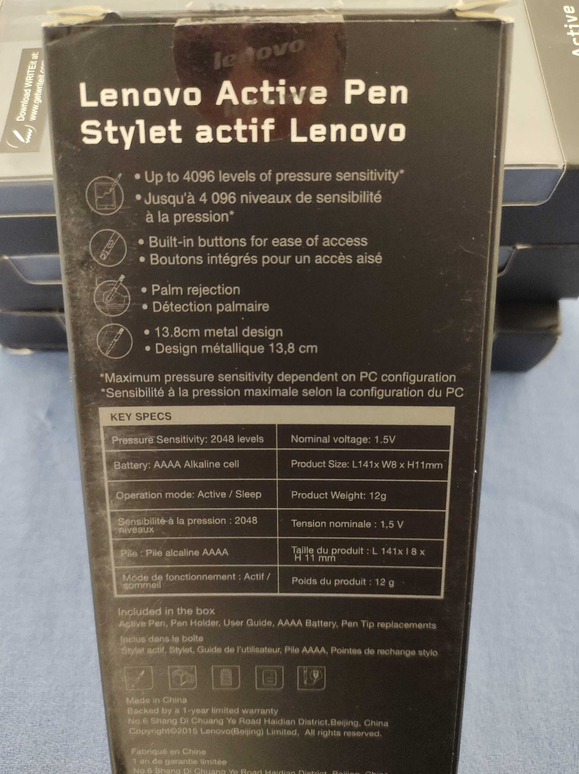 Стілус Lenovo active pen 1 2 3 поколінь, YOGA MIIX Flex Tab P11 M10