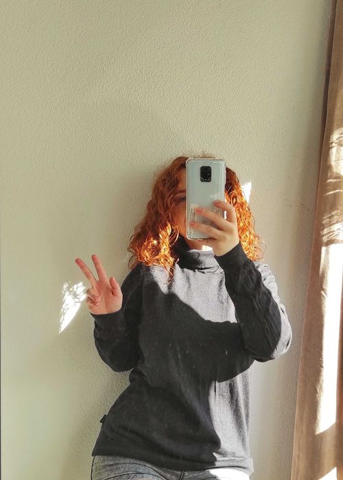 Grafitowy sweter / golf extra fine merinowool z Maerz 54 S - M