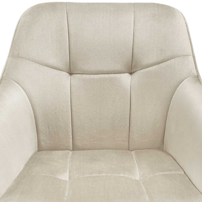 Krzesło do jadalni Marilyn kremowy/złoty OUTLET