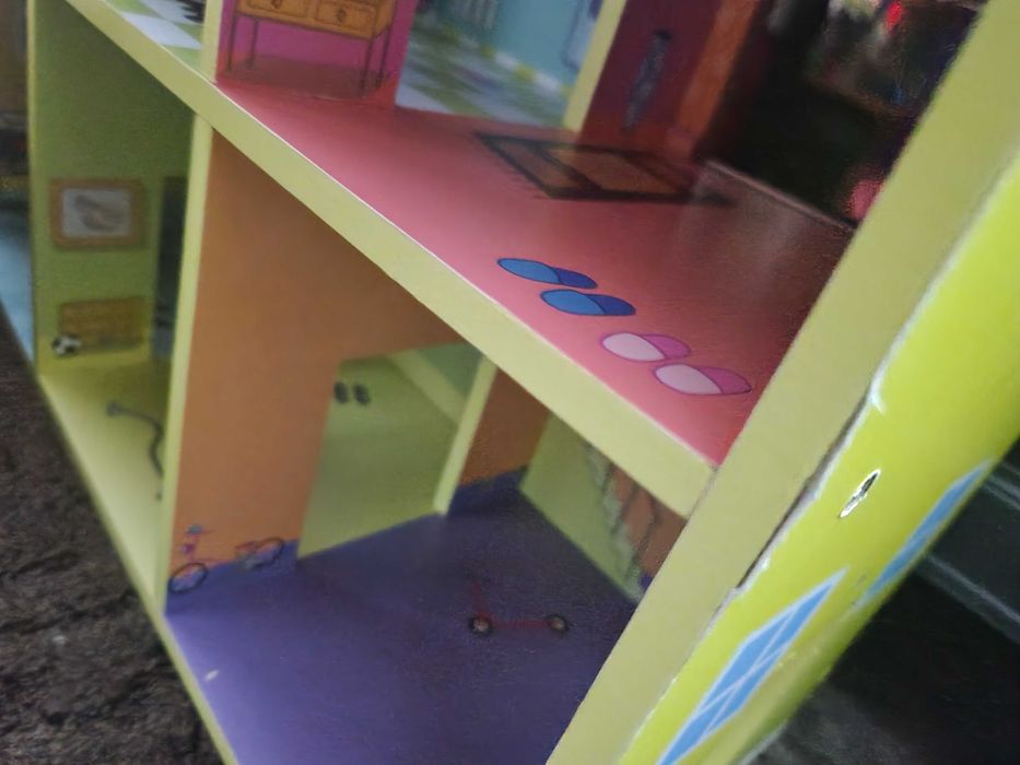 Domek Świnka Peppa Drewniany ,wysokość 65cm