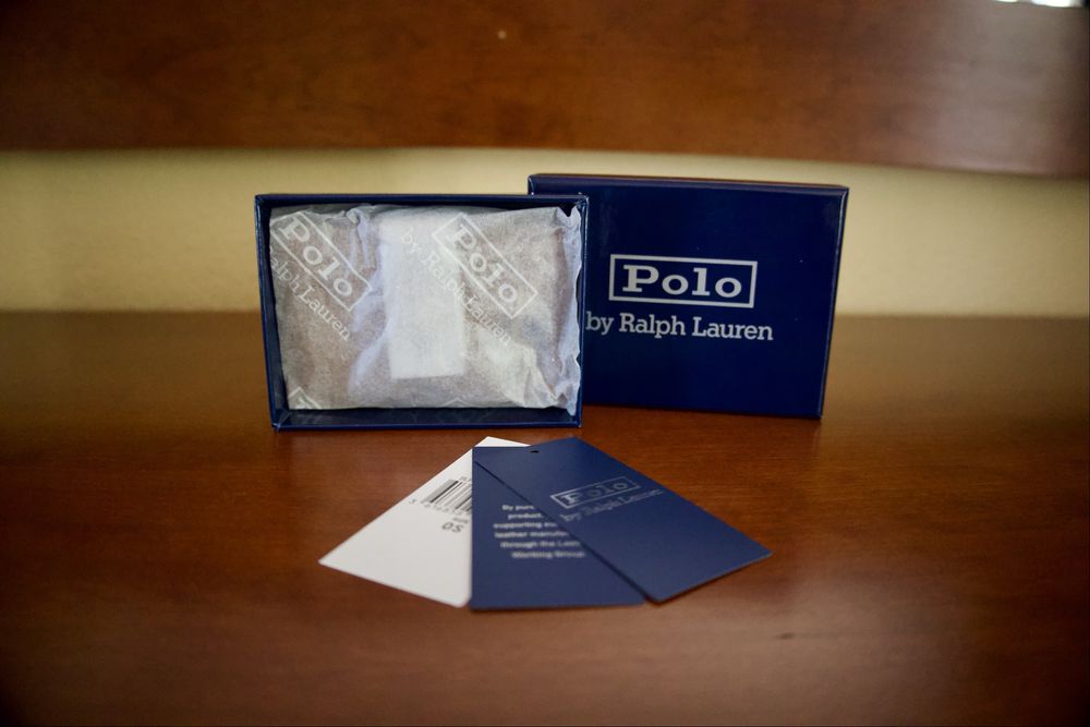 Polo Ralph Lauren Carteira em Couro Castanho