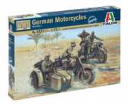 Model do sklejania Motocykle Italeri 6121 WWII German Motorcycles 1:72