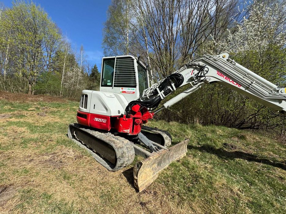 Koparka Takeuchi TB257FR V3 Powertilt z HS03, serwis ASO! BDB stan!