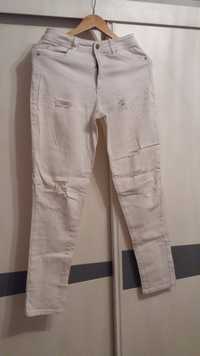 Calça de ganga branca da Mo Jeans , tamanho 36