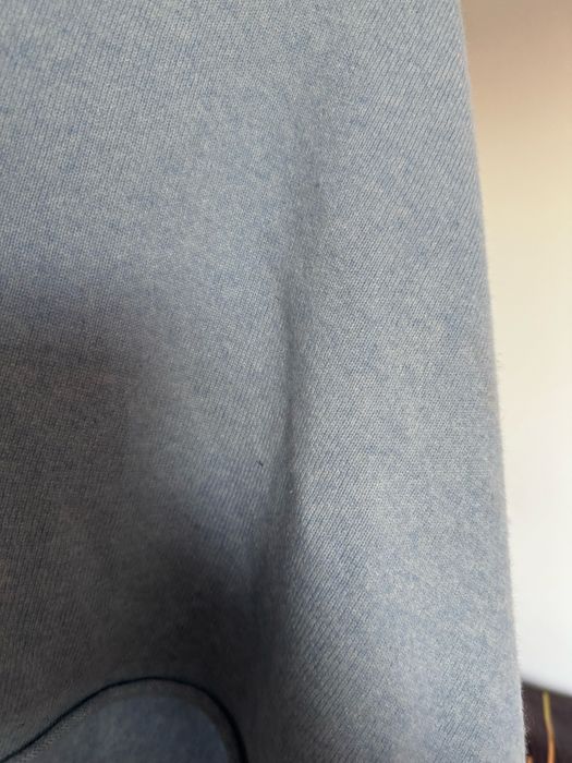 Ponczo 100% kaszmir baby blue