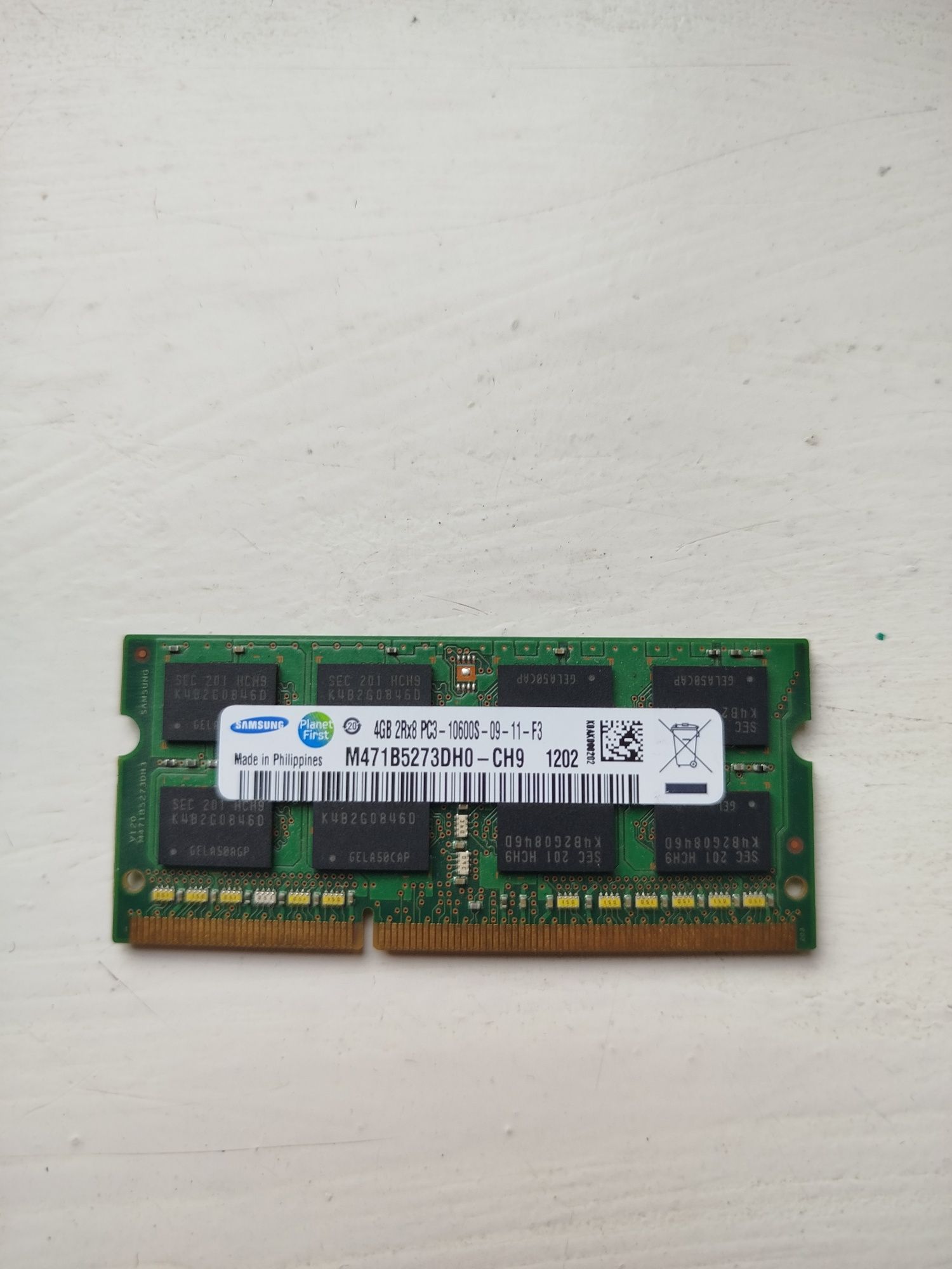 Оперативная память Samsung sodimm ddr3 4Gb