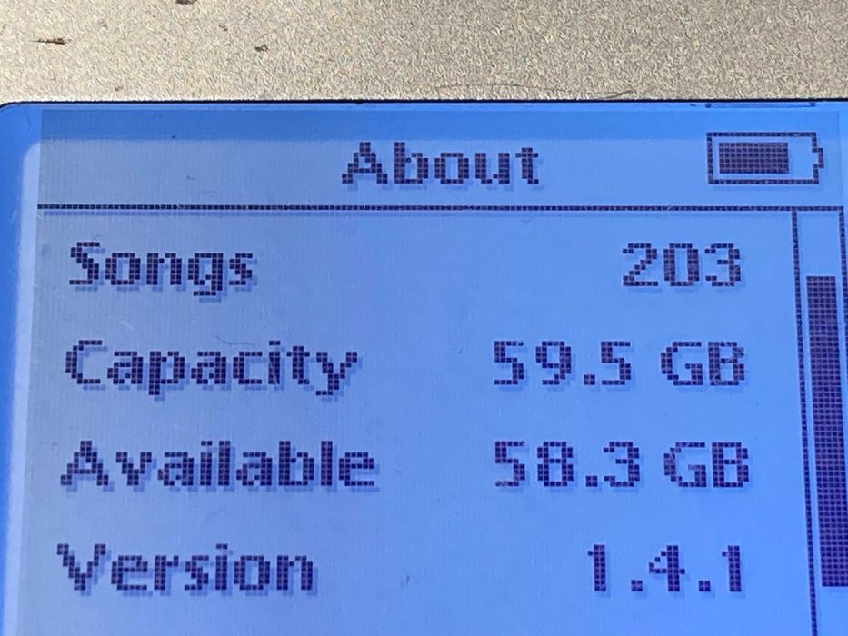 iPod mini Compact Flash 64GB