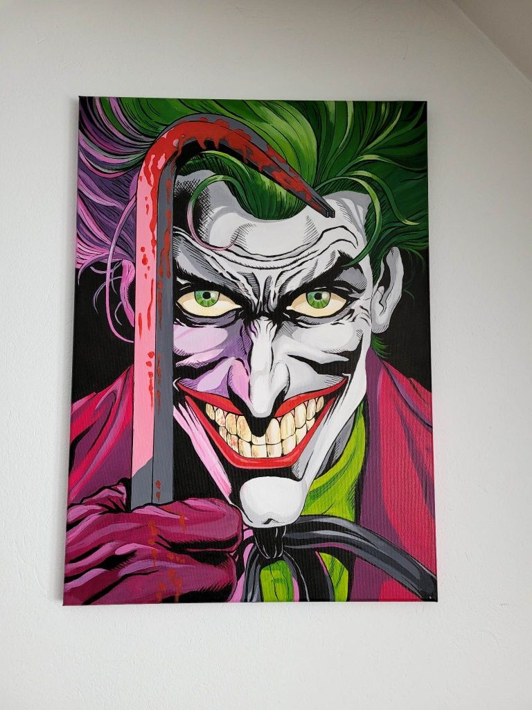 Obraz malowany na płótnie Joker