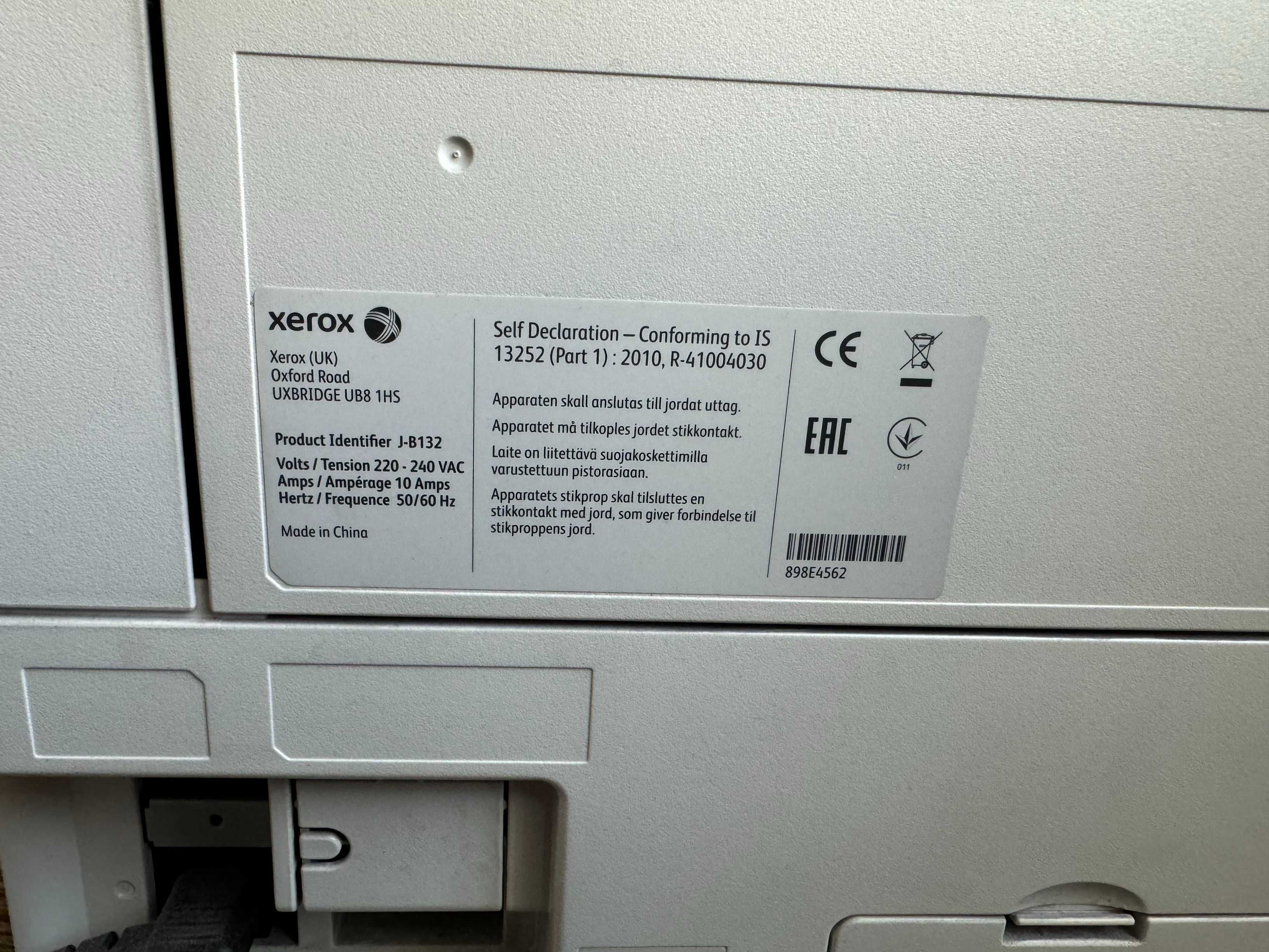 Drukarka wielofunkcyjna laserowa kolor Xerox WC7855